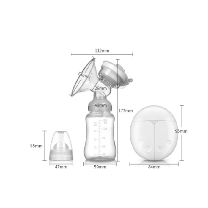 Extractor De Leche Materna Doble Bomba