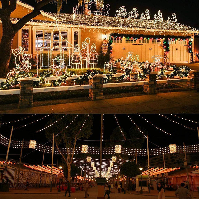 Luces De Navidad Solar 20m